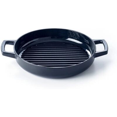 Beka Nori Poêle en fonte émaillée - Grill - Publicité Beka Nori Poêle en fonte émaillée - Grill - Publicité