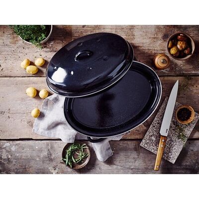Beka - Roast Cook 38cm - Rôtissoire en acier émaillé - Publicité Beka - Roast Cook 38cm - Rôtissoire en acier émaillé - Publicité