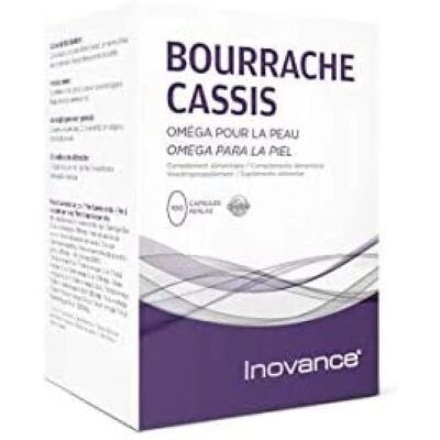 Inovance Borraja Cassis 100 cápsulas - Suplemento alimenticio Inovance Borraja Cassis 100 cápsulas - Suplemento alimenticio