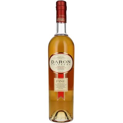 Daron Calvados FINE - Eau-de-vie de pomme du Pays d’Auge - 70 CL - Publicité Daron Calvados FINE - Eau-de-vie de pomme du Pays d’Auge - 70 CL - Publicité