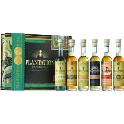Coffret Expérience Plantation Rhum Artisanal 6x0,1l 41% - Publicité Coffret Expérience Plantation Rhum Artisanal 6x0,1l 41% - Publicité