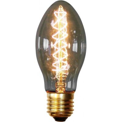 PRIVATEFLOOR - Edison Candle Trasparente - Messing - Transparent - Light bulb PRIVATEFLOOR - Edison Candle Trasparente - Messing - Transparent - Light bulb