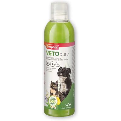Shampoing antiparasitaire Vetonature pour chiens - Nettoie & Protège - Publicité Shampoing antiparasitaire Vetonature pour chiens - Nettoie & Protège - Publicité