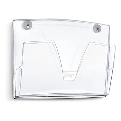 CEP Archivador de Pared Magnético - Estante de Revistas Transparente - 240x320mm - Soporta 2kg CEP Archivador de Pared Magnético - Estante de Revistas Transparente - 240x320mm - Soporta 2kg