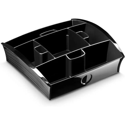 Organisateur de Plateau à Snacks Noir CEP 9 Compartiments - Organisateur de Plateau - Publicité Organisateur de Plateau à Snacks Noir CEP 9 Compartiments - Organisateur de Plateau - Publicité