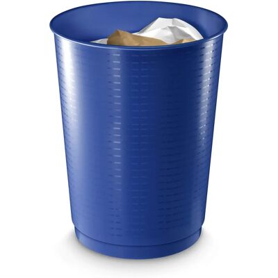CEP Corbeille à Papier Bleue 40L - Résistante & Empilable - Publicité CEP Corbeille à Papier Bleue 40L - Résistante & Empilable - Publicité