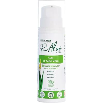 Pur Aloé Vera Gel - Bio, 98%, 250ml - Hautpflege Pur Aloé Vera Gel - Bio, 98%, 250ml - Hautpflege