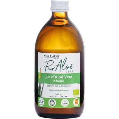Jugo de Aloe Vera Orgánico Pur'Aloe - 500 ml Jugo de Aloe Vera Orgánico Pur'Aloe - 500 ml