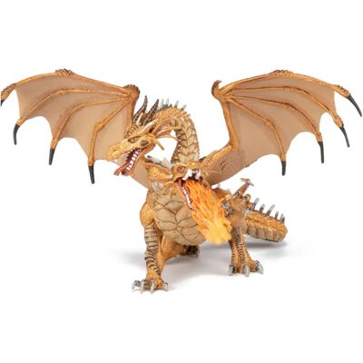 Papo Dragon à Deux Têtes Or - Publicité Papo Dragon à Deux Têtes Or - Publicité