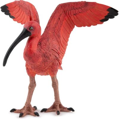 PAPO Scarlet Ibis Handgemalte Sammlerstück - Exotischer Vogel PAPO Scarlet Ibis Handgemalte Sammlerstück - Exotischer Vogel