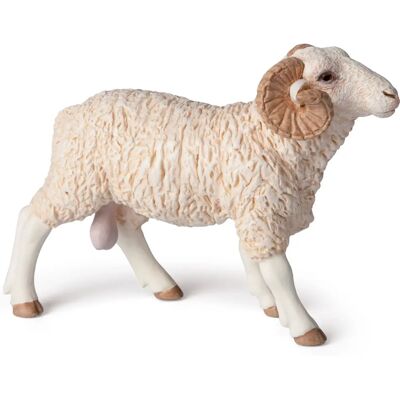 Figurine de Mouton Blanc Papo - Animaux de Ferme - Publicité Figurine de Mouton Blanc Papo - Animaux de Ferme - Publicité