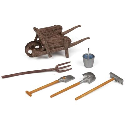 Set di attrezzi agricoli multicolore Papo - 51140 Set di attrezzi agricoli multicolore Papo - 51140