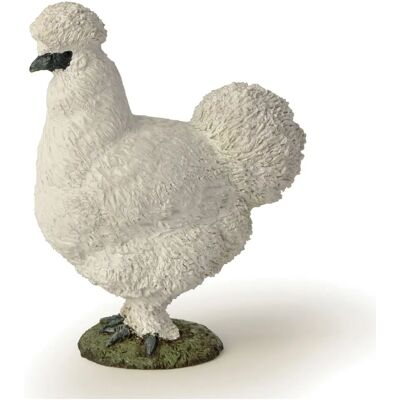 Papo 51169 Weiße Farmtiere Silkie Huhn - Sammlerfigur Papo 51169 Weiße Farmtiere Silkie Huhn - Sammlerfigur