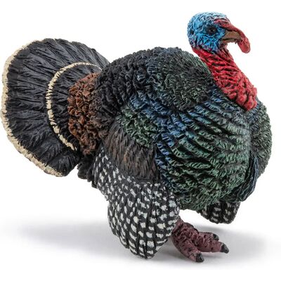 Kézzel festett pulyka figura - Farmállati állatok - Gyűjthető - Gyerekeknek Kézzel festett pulyka figura - Farmállati állatok - Gyűjthető - Gyerekeknek