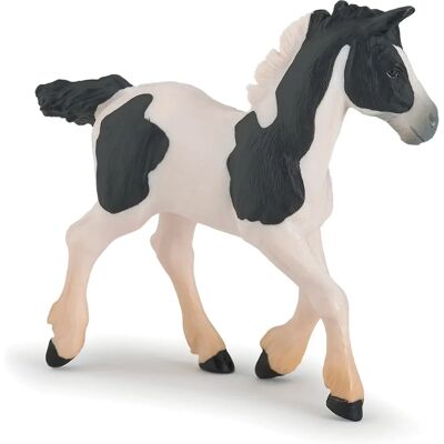 Modello Papo: Puledro Cob Piebald Nero - Figura da Collezione Modello Papo: Puledro Cob Piebald Nero - Figura da Collezione