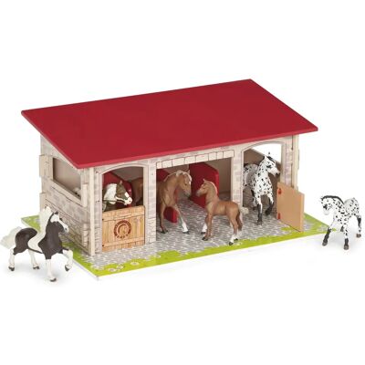 Papo Boxes à Chevaux (60104) - Publicité Papo Boxes à Chevaux (60104) - Publicité