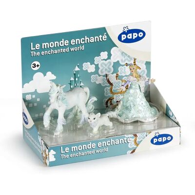 Papo Boîte d'affichage Reine des neiges Papo Boîte d'affichage Reine des neiges