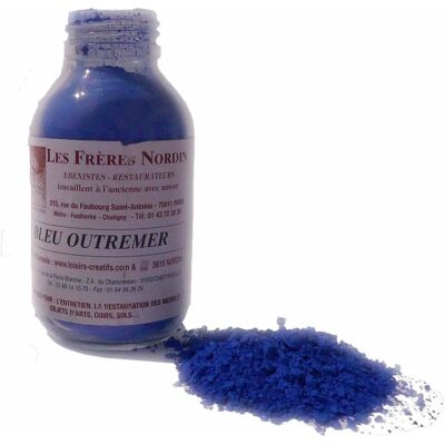 Nordin Blauw Oltremare Pigment - Kleurstof voor verf en was Nordin Blauw Oltremare Pigment - Kleurstof voor verf en was