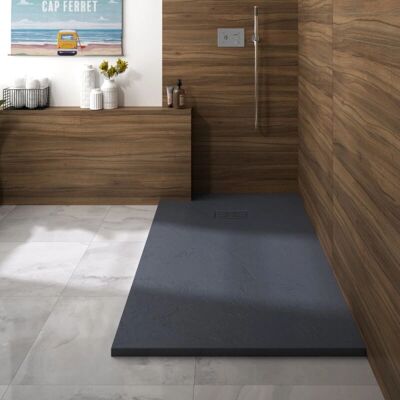 Plato de ducha Kinedo Kinerock evo biolex - Rectangular gris 100x90 Plato de ducha Kinedo Kinerock evo biolex - Rectangular gris 100x90