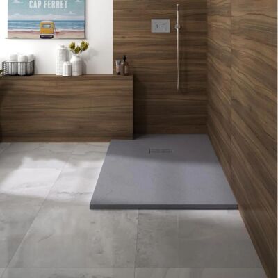 Kinedo Kinerock evo biolex Placa de ducha gris piedra Kinedo Kinerock evo biolex Placa de ducha gris piedra