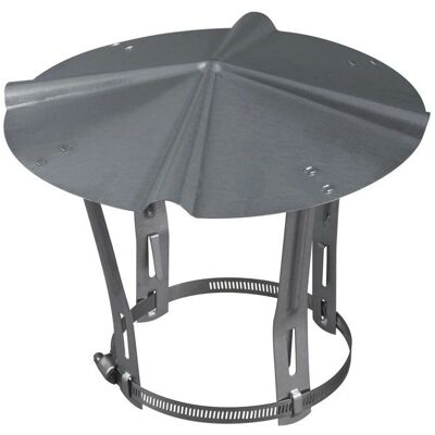 TEN - N°3 - 153-180 mm - acero inoxidable - capucha para chimenea TEN - N°3 - 153-180 mm - acero inoxidable - capucha para chimenea