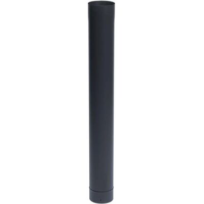 TEN - Tubería de Acero Esmaltado Negro Mate - 100cm D139mm - Rígido TEN - Tubería de Acero Esmaltado Negro Mate - 100cm D139mm - Rígido
