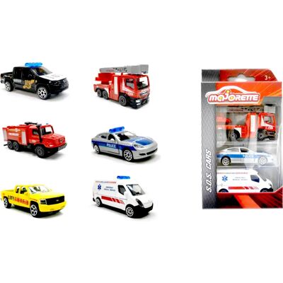 Majorette S.O.S. 3-delat set - Nöd- och hjälpfordon - Leksak Majorette S.O.S. 3-delat set - Nöd- och hjälpfordon - Leksak