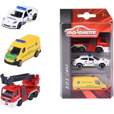 Majorette 3-delade räddningsfordon - Lek Majorette 3-delade räddningsfordon - Lek