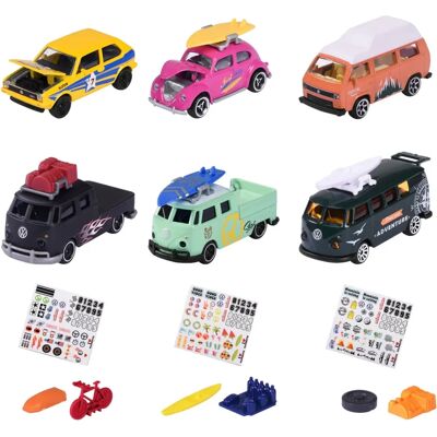 Majorette Volkswagen Set - 2 Stück, 3 Verschiedene Farben - Spielzeugfahrzeuge Majorette Volkswagen Set - 2 Stück, 3 Verschiedene Farben - Spielzeugfahrzeuge