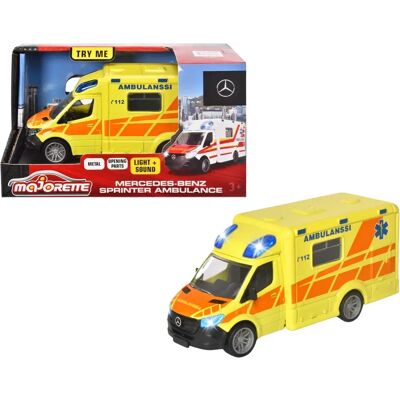 Majorette - Mercedes-Benz Sprinter Ambulance - Ambulanssi - Toy Car Majorette - Mercedes-Benz Sprinter Ambulance - Ambulanssi - Toy Car