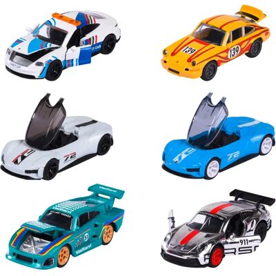 Voiture de Jouet Majorette Porsche Motorsport Deluxe - 6 Modèles - Publicité Voiture de Jouet Majorette Porsche Motorsport Deluxe - 6 Modèles - Publicité
