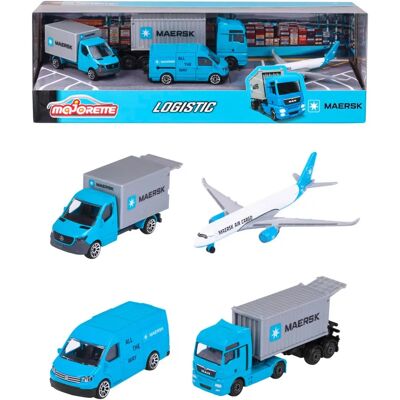 Paquete de regalo de vehículos Maersk - Set de juguetes Paquete de regalo de vehículos Maersk - Set de juguetes