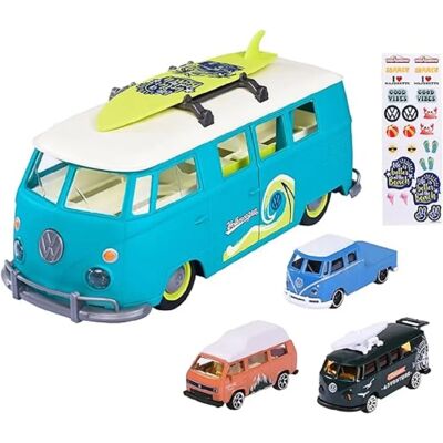 Set di veicoli Majorette T1 - Blu Set di veicoli Majorette T1 - Blu