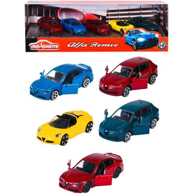 Majorette Alfa Romeo Edición 5 Piezas Pack de Regalo de Autos de Calidad Premium - Tipo de Producto Majorette Alfa Romeo Edición 5 Piezas Pack de Regalo de Autos de Calidad Premium - Tipo de Producto