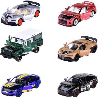 Majorette Metaal Speelgoedauto - Verzameling van 6 Modellen - 1:64 Schaal Majorette Metaal Speelgoedauto - Verzameling van 6 Modellen - 1:64 Schaal