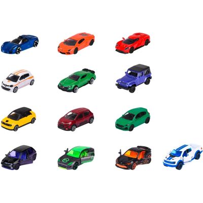 Majorette Model Car Set - 13 Die-Cast Vehicles, 1:64 Scale Majorette Model Car Set - 13 Die-Cast Vehicles, 1:64 Scale