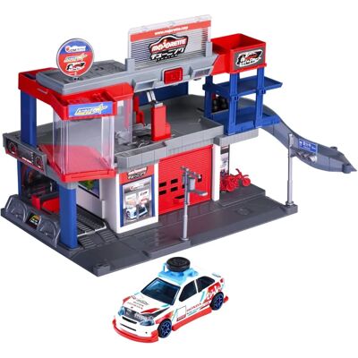 Majorette Honda Civic Tuning Garage - Speelset Majorette Honda Civic Tuning Garage - Speelset