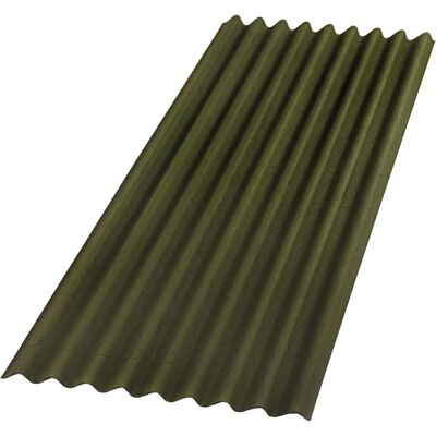 Lastra da Copertura Onduline Verde - 200x85cm, Resistente UV Lastra da Copertura Onduline Verde - 200x85cm, Resistente UV