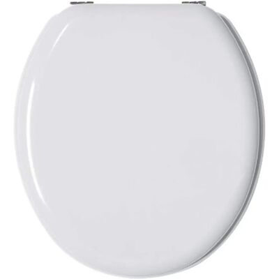 Couvercle de Toilette Gelco Sweet Blanc MDF - Siège de Toilette - Publicité Couvercle de Toilette Gelco Sweet Blanc MDF - Siège de Toilette - Publicité
