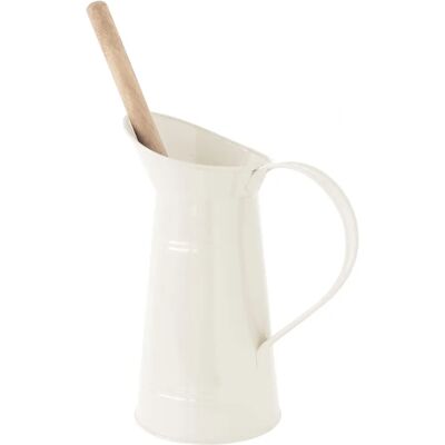 GELCO Blanc ivoire Métal et Bois Porte-brosse WC - Porte-brosse WC - Publicité GELCO Blanc ivoire Métal et Bois Porte-brosse WC - Porte-brosse WC - Publicité