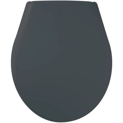 Gelco Siège de WC Gris Foncé - Siège de Toilette - Publicité Gelco Siège de WC Gris Foncé - Siège de Toilette - Publicité
