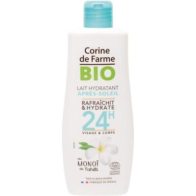Corine De Farme Modèle - Lait Après-Soleil - Peaux sensibles - Publicité Corine De Farme Modèle - Lait Après-Soleil - Peaux sensibles - Publicité