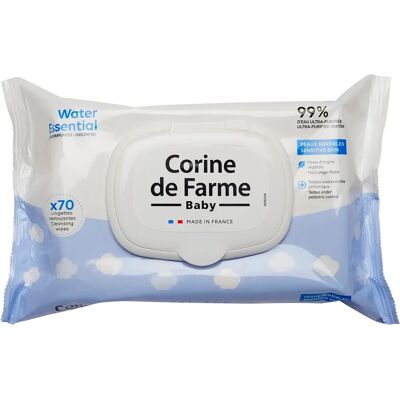 Corine de farme Water Wipes Bébé - Lingettes Humides Corine de farme Water Wipes Bébé - Lingettes Humides
