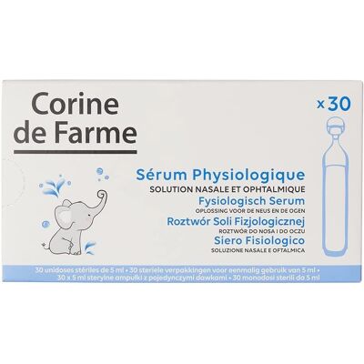 Corine de Farme - Sérum physiologique - 30 ampoules - Publicité Corine de Farme - Sérum physiologique - 30 ampoules - Publicité