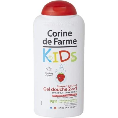 Corine de Farme Kids Duschgel 2-in-1 Erdbeere 300 ml - Duschgel Corine de Farme Kids Duschgel 2-in-1 Erdbeere 300 ml - Duschgel