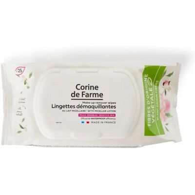 Corine De Farme Gezichtsdoekjes met Micellair Melk - 25 Stuks Corine De Farme Gezichtsdoekjes met Micellair Melk - 25 Stuks