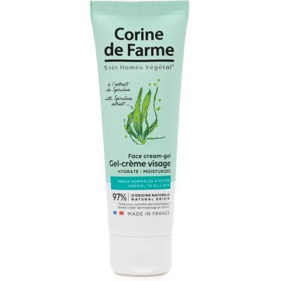 Gel Crème Visage à la Spiruline 50 ml Corine de Farme Gel Crème Visage à la Spiruline 50 ml Corine de Farme
