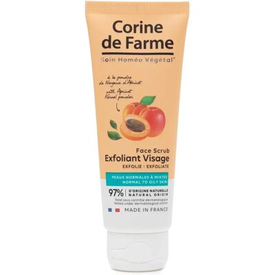 Exfoliant facial à la poudre de noyau d'abricot - Soins du visage Exfoliant facial à la poudre de noyau d'abricot - Soins du visage