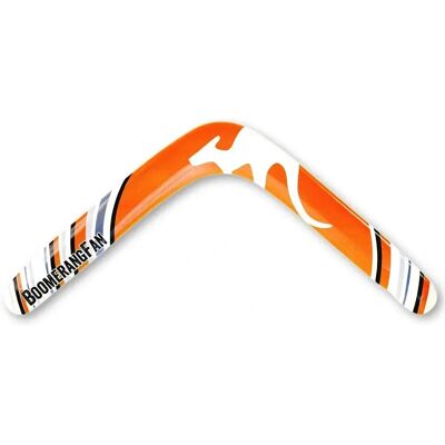 Boomerang Fan NATURAL Gaucher 28cm - Boomerang - Publicité Boomerang Fan NATURAL Gaucher 28cm - Boomerang - Publicité