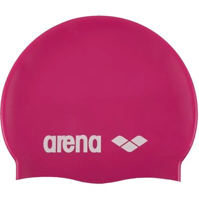 Arena Classic Silikon Rosa, Hvit - Svømmehette Arena Classic Silikon Rosa, Hvit - Svømmehette